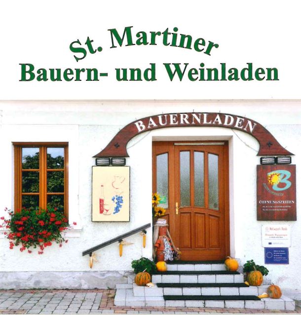 St. Martiner Bauern- und Weinladen mit regionalen Produkten