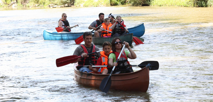 Kanufahrt auf der Raab im Südburgenland Kanuerlebnis